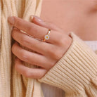 Cute Daisy Fidget Ring 